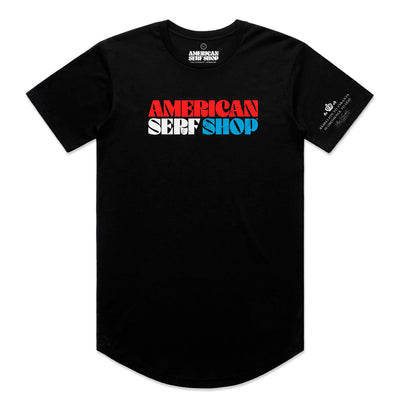 American Serf Shop Logo Tee (Black)